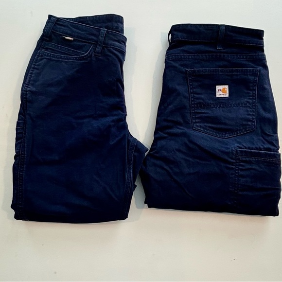 2 - CARHARTT FR Canvas Cargo Pants 32/30 - Picture 2 of 5